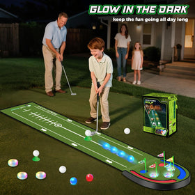 TERRAMUS glowing golf balls improve visibility for evening games
