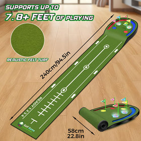 TERRAMUS green slope design mimics real greens and challenges accuracy