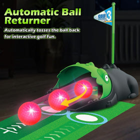 Terramus LED glow balls illuminate nighttime golf play for easy ball tracking.