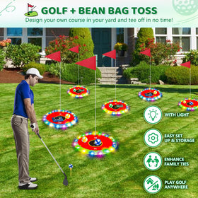 TERRAMUS Light Up Golf Play Set 18 balls support varied drills.
