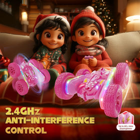 Terucle pink RC car 360 rotation for exciting stunts