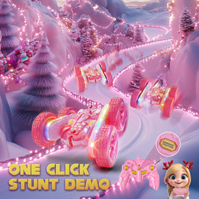 Terucle pink RC car double sided design for flips