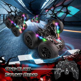 Terucle RC cars all-terrain tires grip sand, grass, dirt, and pavement.