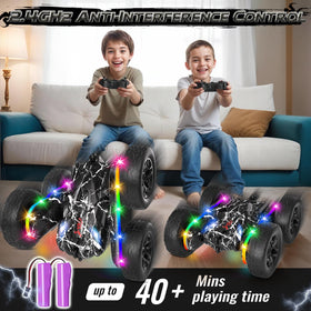 Terucle RC cars durable shell withstands bumps and rough outdoor play.