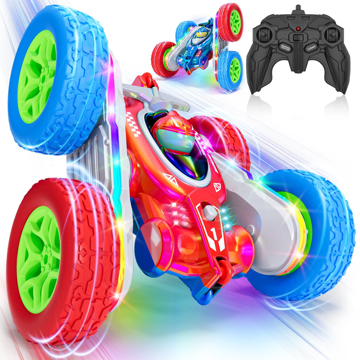 Terucle remote control car with a shiny electroplated finish for visual appeal