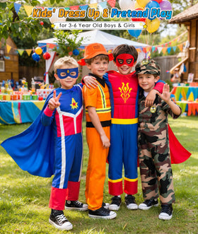 Teuevayl superhero costume set for dynamic kid role-play adventures