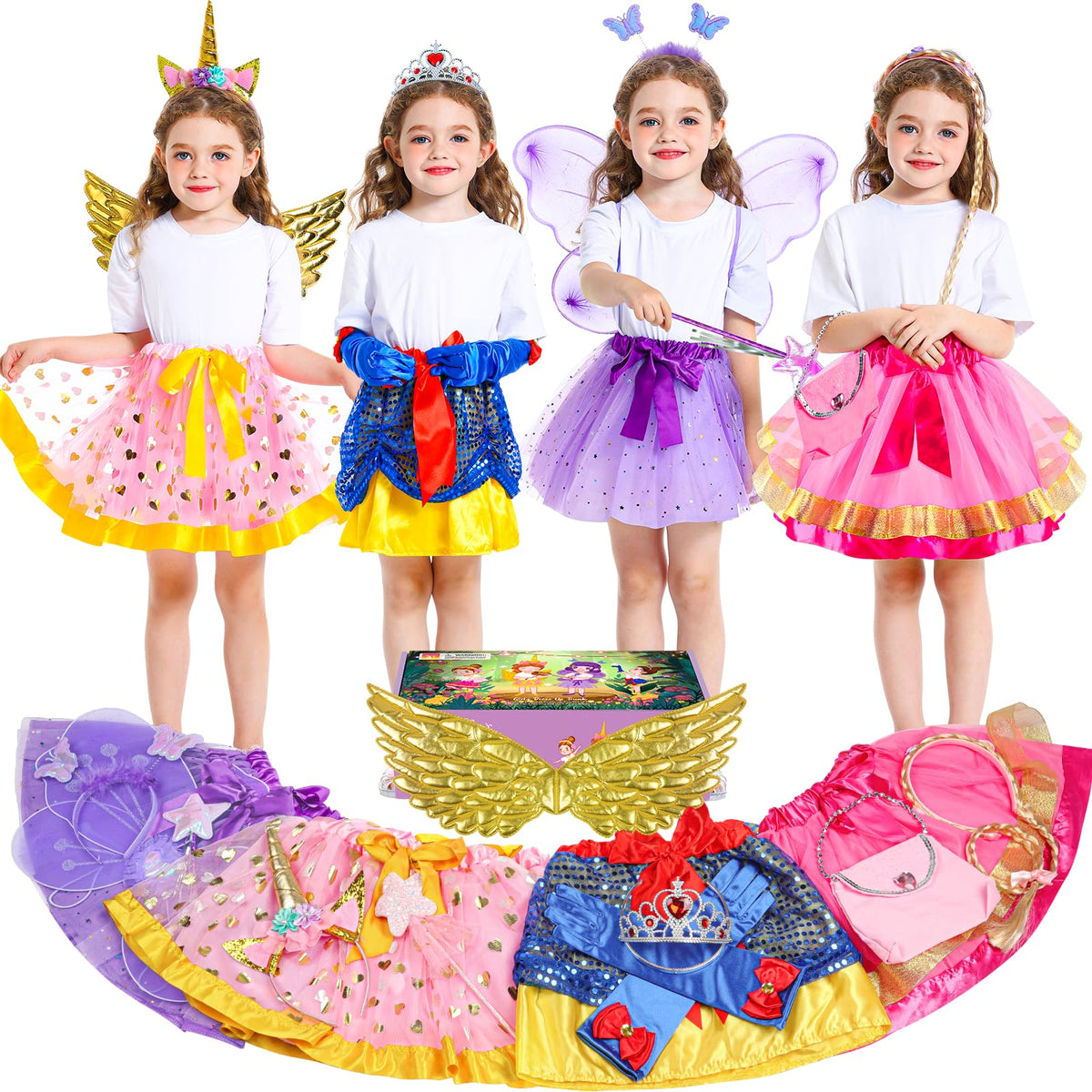 Teuevayl variety dresses and accessories encourage creativity and storytelling.