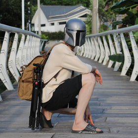 Tevigo helmet at Halloween party adds instant character to outfits