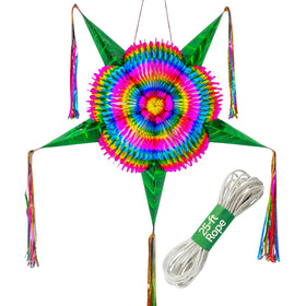 TexMex Fun Stuff Mexican pinata large 32-inch foldable for festive party décor.