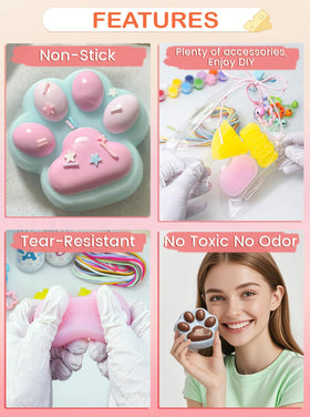 Illustrated step-by-step guide to create soft squishies with ease.