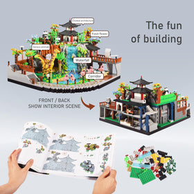 TEXXXIAN Zoo Micro Mini Bricks architecture detail highlights precise brickwork and realism