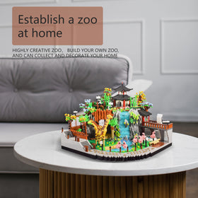 TEXXXIAN Zoo Micro Mini Bricks color palette showcases vibrant wildlife hues