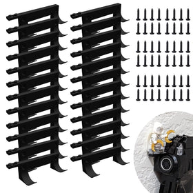TEYOUYI wall-mount base displaying LEGO Speed Champions neatly on the wall