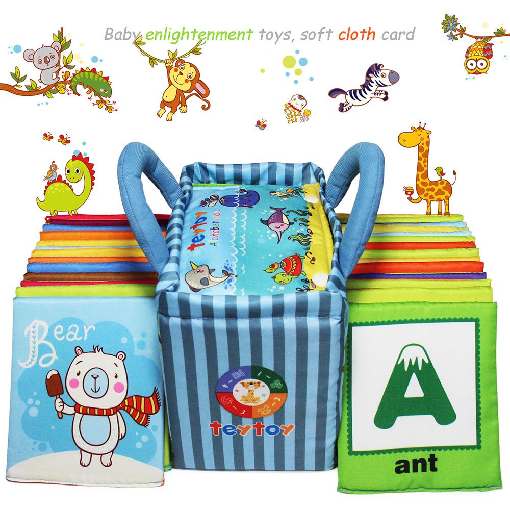 TEYTOY baby learning playtime cards support bonding and storytelling.