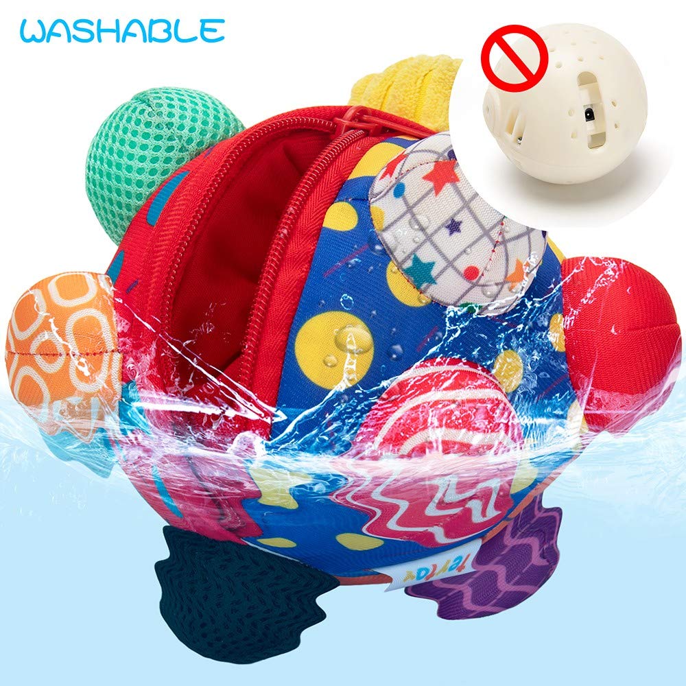 Teytoy dancing ball on floor highlighting movement and exploration.