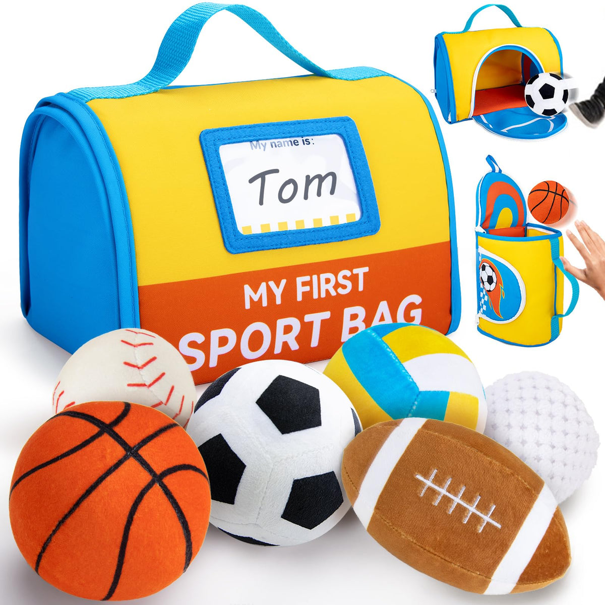 Teytoy first-sports-bag-baby-main image showcases a portable playset for curious hands.