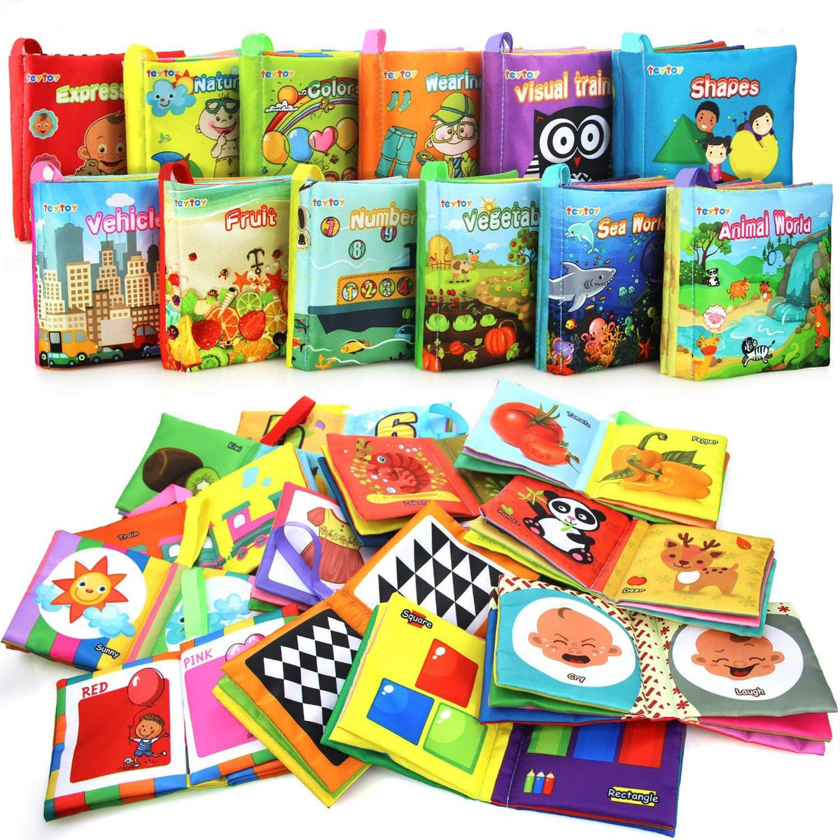 teytoy my first soft book cover showing vibrant colors to engage early readers