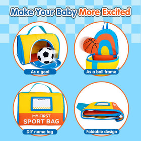 Teytoy plush baseball with durable seams for lasting kids' fun.