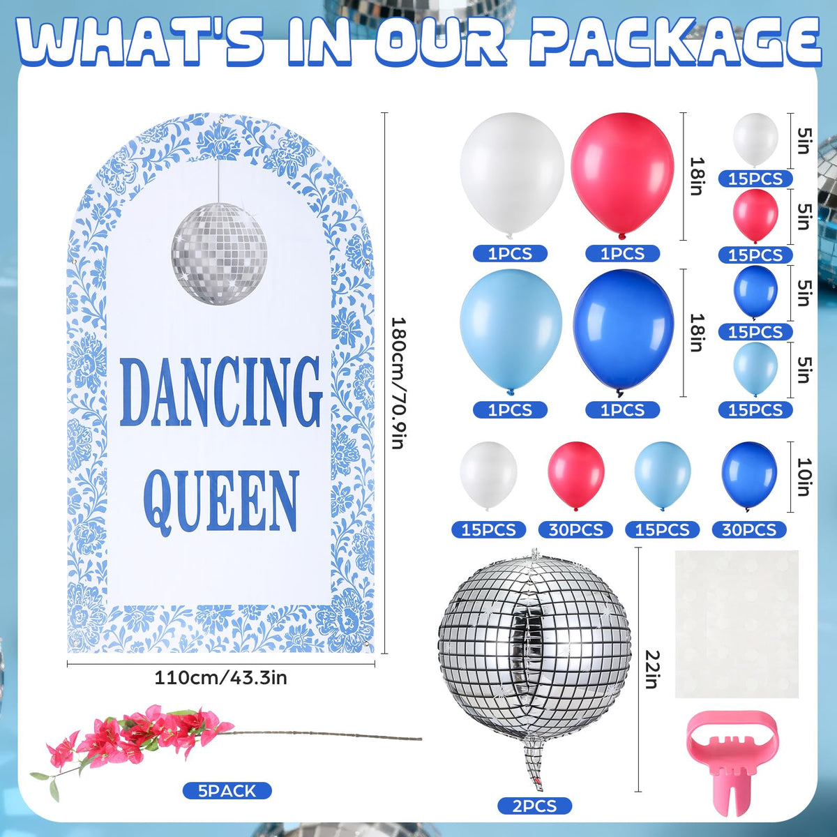 Teyva Daily hot pink 18in balloons ideal for vibrant balloon garlands