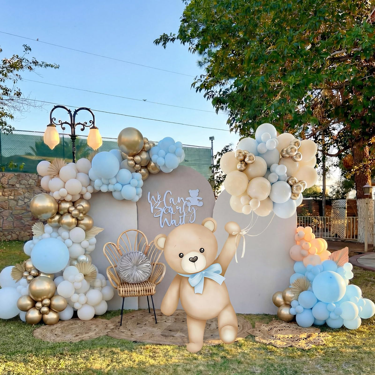Teyva Daily bear party decor ensemble boosts celebration ambiance