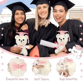 Teyva Daily beige soft fabric bear offers cuddly durability for display and hugs.
