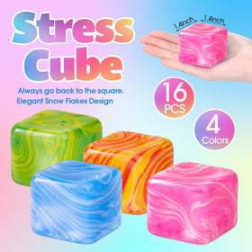 Teyva Daily blue ice cube stress ball for relaxation during work or travel