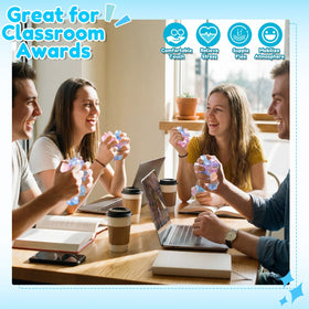 Teyva Daily ice cube stress balls display ideal for party decor and prizes