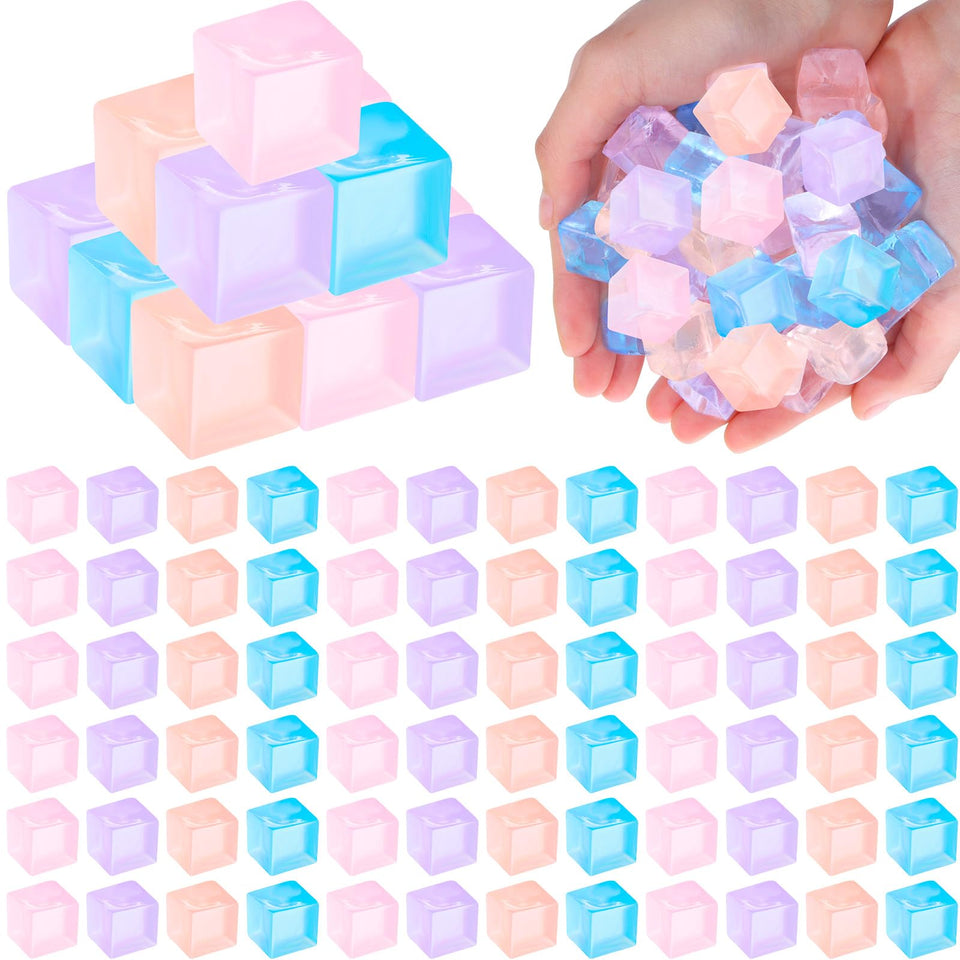 Teyva Daily ice cube stress ball orange for quick stress relief and focus