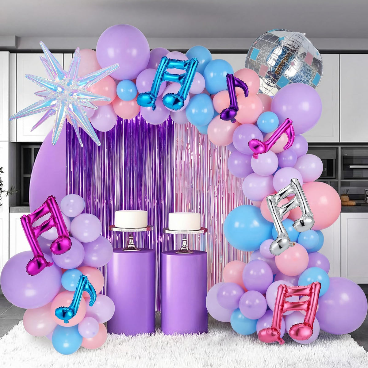 Teyva Daily colorful decor backdrop for vibrant party photos