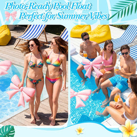Easy inflation and quick setup for carefree poolside fun