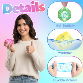 Teyva Daily green snowflake stress cube for quick calm