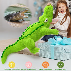 Tezituor alligator plush makes a charming gift for loved ones.