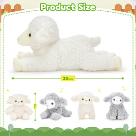 Tezituor baby lambs inside mommy lamb for imaginative play