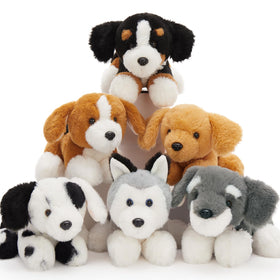 Tezituor bulk stuffed animals party favors display for events.