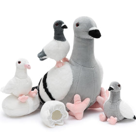 Tezituor Easter Pigeon Mommy Grey plush offers soft, comforting hugs for kids.