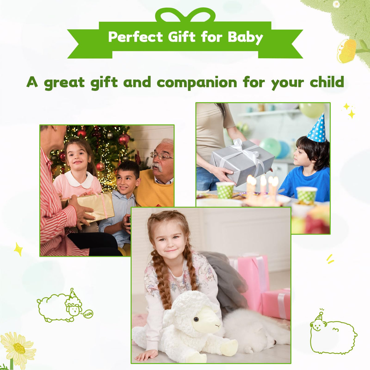 Tezituor educational lamb toy encourages nature-themed storytelling