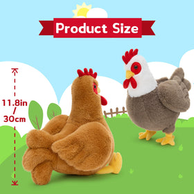 Tezituor farm chick plush decor perfect for table centerpieces and home accents.