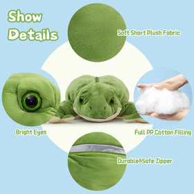 Tezituor giant mommy frog full-length pose offers soft cuddle