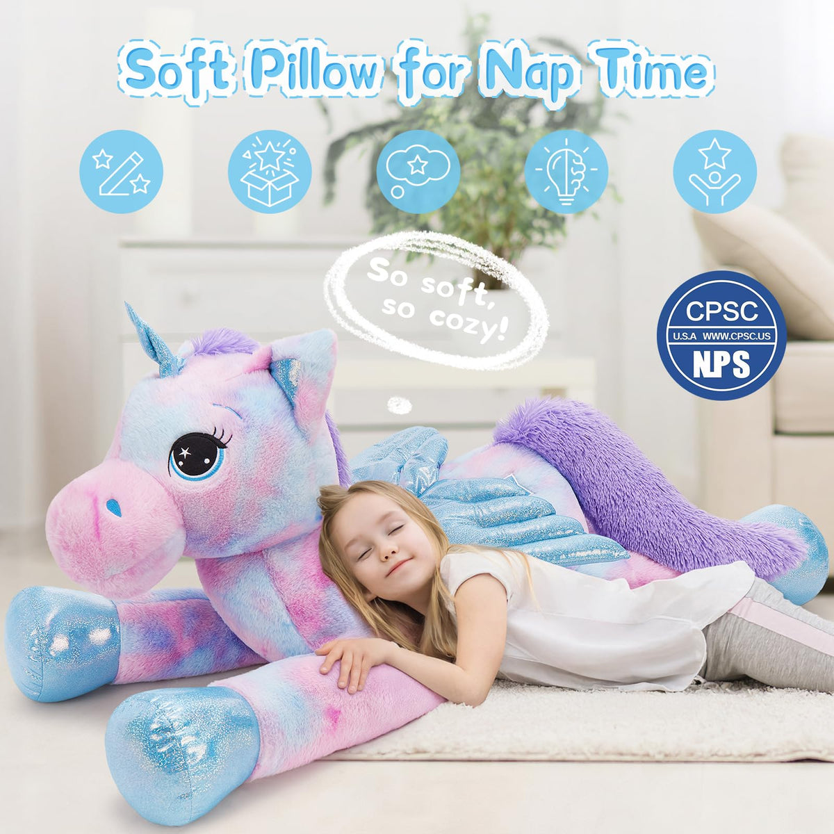 Tezituor gift-ready unicorn decor, ideal for birthdays and party decorations.