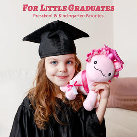 Tezituor gift-ready axolotl plush ideal for graduation celebrations