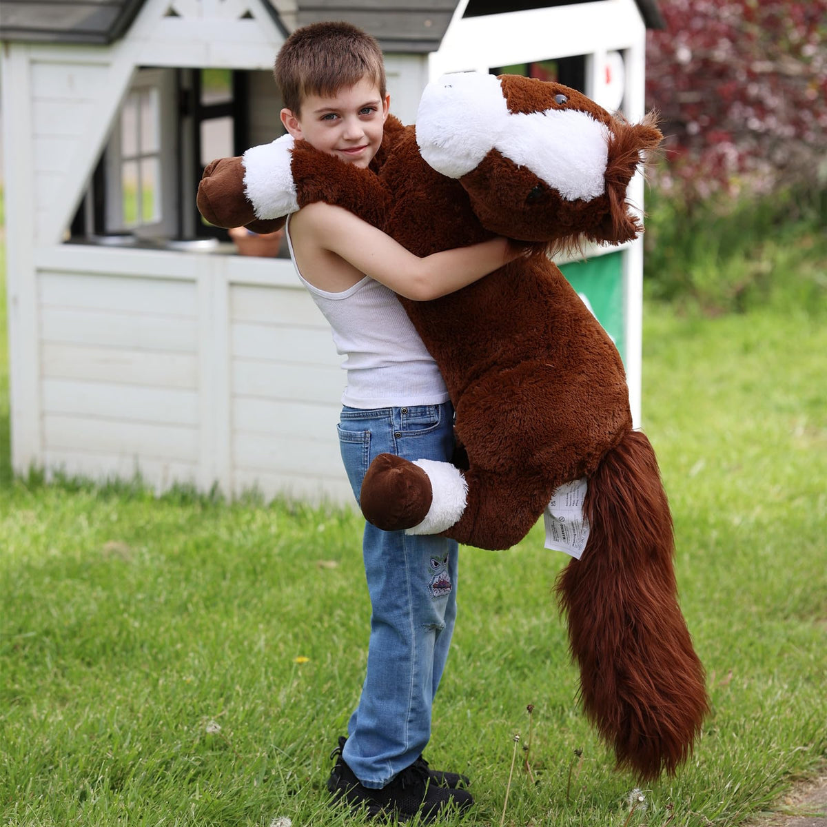 Tezituor horse plush decor idea for living rooms and bedrooms.