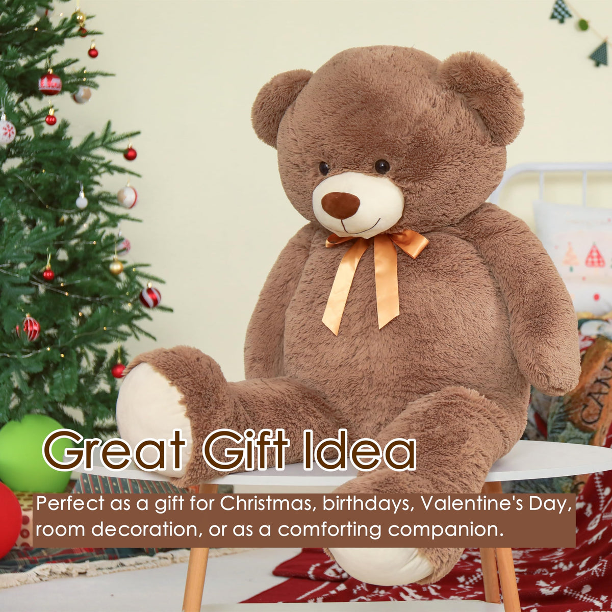 Tezituor hypoallergenic stuffing keeps it gentle for sensitive users