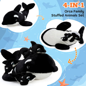 Tezituor orca baby plush one ideal for small hands and play