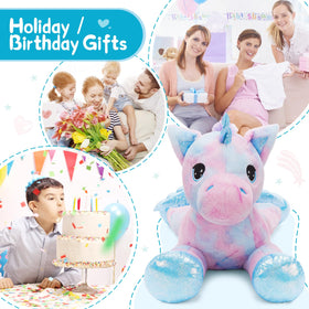 Tezituor safety-certified unicorn toy uses non-toxic materials for worry-free play.