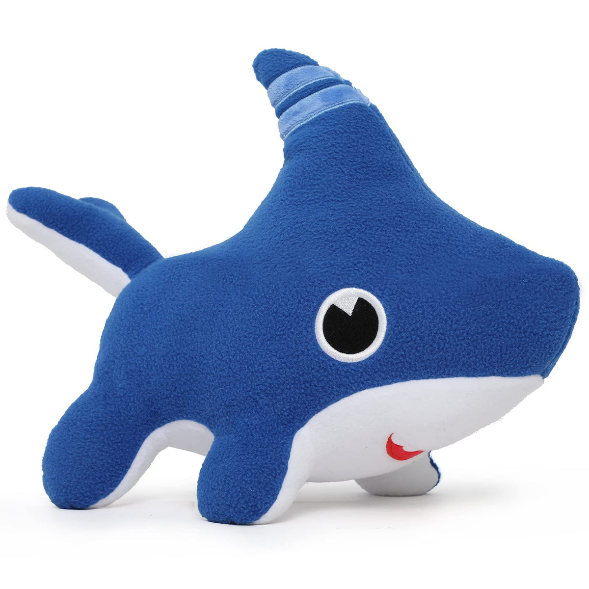 Tezituor Shark Dog plush front view, cuddly child-friendly companion.