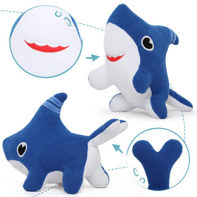 Tezituor Shark Dog plush playtime-ready image, invites storytelling and hugs.