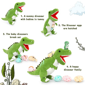Tezituor soft plush dinosaur fabric feels cozy and safe