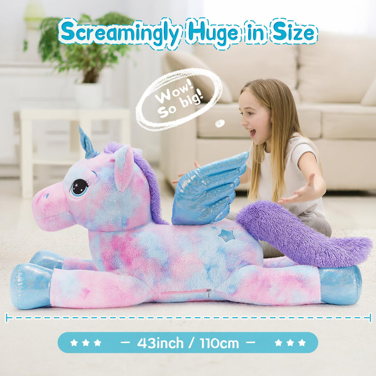 Tezituor soft PP cotton interior keeps its shape for lasting hugs.