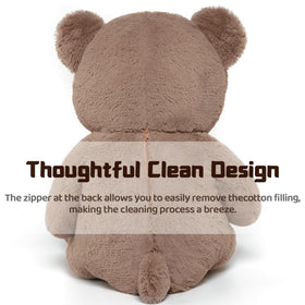 Tezituor unboxing tips guide you to fluff the bear