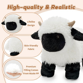 Tezituor Valais family display plush set for stories and decor